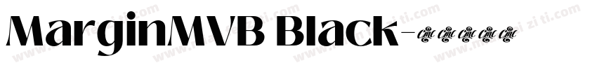 MarginMVB Black字体转换